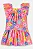 VESTIDO UP BABY KIDS - FLORZINHAS NEON - MENINA - Imagem 1