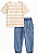 CONJUNTO 2 PEÇAS TU - LISTRADO - MENINO - Imagem 1