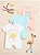 KIT 3 MACACÕES ROMPERS GEORGE BABY - ESTRELINHA - UNISSEX - Imagem 1