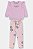 CONJUNTO FLANELADO 2 PEÇAS UP BABY - FLORZINHAS ROSA - MENINA - Imagem 2