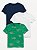 KIT 3 CAMISETAS MANGA OLD NAVY - COLORS - MENINO - Imagem 1