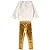 CONJUNTO 2 PEÇAS TIP TOP KIDS - POÁ DOURADO - MENINA - Imagem 1