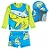MODA PRAIA TIP TOP - TUBARÃO - PROTEÇÃO UV50+ - MENINO - Imagem 3