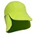 BONÉ COM PROTEÇÃO UV50+ TIP TOP - VERDE NEON - UNISSEX - Imagem 1