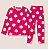 CONJUNTO TÉRMICO 2 PEÇAS COMFORT FOFOTINHOS - FLORAL PINK - MENINA - Imagem 1