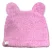 TOUCA TEDDY COM ORELHINHAS FOFOTINHOS - ROSA CLARO - MENINA - Imagem 2
