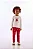 CONJUNTO 2 PEÇAS TODDLER UP BABY - BERRY CUTE - MENINA - Imagem 1
