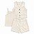 CONJUNTO VERÃO 3 PEÇAS F&F KIDS - BEGE - MENINA - Imagem 1