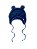 TOUCA EM FLEECE FOFOTINHOS KIDS - AZUL - MENINO - Imagem 1