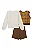 CONJUNTO COLETE 3 PEÇAS KUKIÊ - URSINHO - MENINA - Imagem 3