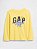 CAMISETA MANGA LONGA GAP - DINO AMARELO - MENINO - Imagem 1