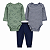 CONJUNTO 3 PEÇAS CARTER'S - DINO - MENINO - Imagem 1