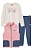 CONJUNTO COLETE 3 PEÇAS PUMA - ROSA - MENINA - Imagem 1