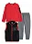 CONJUNTO COLETE 3 PEÇAS PUMA - VERMELHO - MENINO - Imagem 1