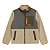 JAQUETA EM FLEECE EDDIE BAUER KIDS - CAQUI E CINZA - MENINO - Imagem 1