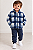 CASACO SHERPA CARTER'S - XADREZ AZUL - MENINO - Imagem 2