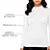 CAMISETA GOLA ALTA TÉRMICA MANGA LONGA JAGAR - BRANCA - FEMININA - Imagem 4