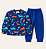 PIJAMA TÉRMICO SOFT 2 PEÇAS PETTENATI FOFOTINHOS - DINOS AZUL - MENINO - Imagem 1