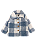 CASACO TEDDY FOFOTINHOS KIDS - XADREZ AZUL - MENINO - Imagem 1
