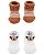 KIT 2 MEIAS CARTER'S - COALA LITTLE LOVE - UNISSEX - Imagem 1