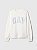 MOLETINHO FLANELADO GAP KIDS - OFF WHITE LOGO - MENINA - Imagem 1