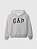 MOLETOM FLANELADO GAP KIDS - CINZA LOGO MARINHO - MENINO - Imagem 1