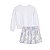 CONJUNTO 2 PEÇAS PUMA - FLORAL BRANCO - MENINA - Imagem 3