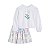 CONJUNTO 2 PEÇAS PUMA - FLORAL BRANCO - MENINA - Imagem 1