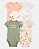 KIT 5 BODIES MANGA CURTA CARTER'S - HELLO LOVELY - MENINA - Imagem 1