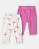 KIT 2 CALÇAS PURELYSOFT CARTER'S - FLAMINGO - MENINA - Imagem 1