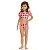 MODA PRAIA 3 PEÇAS MORANGUINHO - VERMELHO - PROTEÇÃO UV50+ - MENINA - Imagem 2