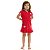 MODA PRAIA 3 PEÇAS MORANGUINHO - VERMELHO - PROTEÇÃO UV50+ - MENINA - Imagem 1