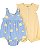 KIT 2 MACACÕES ROMPERS CHILD OF MINE by CARTER'S - LIMÃO - MENINA - Imagem 1
