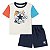 CONJUNTO VERÃO 2 PEÇAS CONVERSE - MARINHO E BEGE - MENINO - Imagem 1