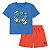 CONJUNTO VERÃO 2 PEÇAS CONVERSE - LARANJA E AZUL - MENINO - Imagem 1