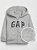 MOLETOM FLANELADO GAP - CINZA - UNISSEX - Imagem 1