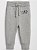 CALÇA MOLETOM FLANELADO GAP - CINZA - UNISSEX - Imagem 1