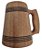 Caneca Medieval Madeira Torneada Vikings - Hidromel - 400ml - Imagem 1