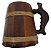 Caneca Medieval Madeira - Imbuia - Vikings - Hidromel - Cerveja - Imagem 1