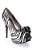 Lindo Peep Toe Com Estampa De Zebrinha - Importado, Em Bh!! - Imagem 3