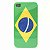 Capa Iphone 4/4s - Bandeira Do Brasil - Super Resistente - Imagem 1