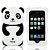 Capa De Silicone Panda 3D - Iphone 5 / 5S - Imagem 2