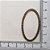 01-0863 - Pacote com 1/2 Kg de Argola em Latão Oval com Bordas Detalhadas 20mmx42mm - Imagem 2