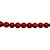 12-0202 - Fio de Madrepérola Vermelha Bola com Furo 10mm - Imagem 1
