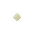 01-1889 - 1/2Kg de Estamparia Diamantada Losango com Flor 12mm - Imagem 1