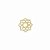 01-2096 - 1/2Kg de Estamparia Diamantada Mandala Pequena 24,5mm - Imagem 1