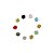 11-0002 - Fio de Balões de Vidro Colorido com Passante 4mm - Imagem 2
