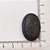 10-0046 - Pacote de 1 Kg de Pedra Vulcânica Preta Oval com Passante 20mmx30mm - Imagem 2