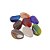 10-0113 - Fio de Pedras Àgata Coloridas Ovais com Passante 21mmx30mm - Imagem 2