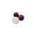 10-0121 - Pacote com 10 Pedras Coloridas Bola Facetada com Meio Furo 10mm - Imagem 1